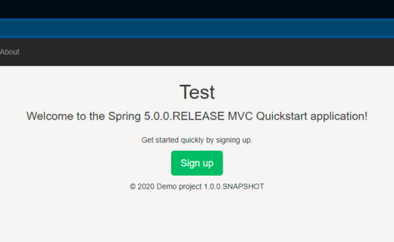 spring boot mvc web application