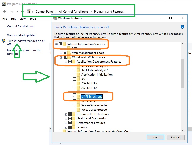 How To Installenable Iis Internet Information Service Manager On Windows 0547