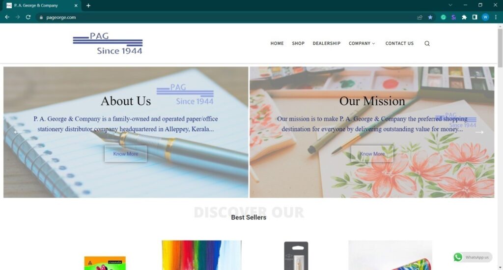 webfuse.in portfolio
