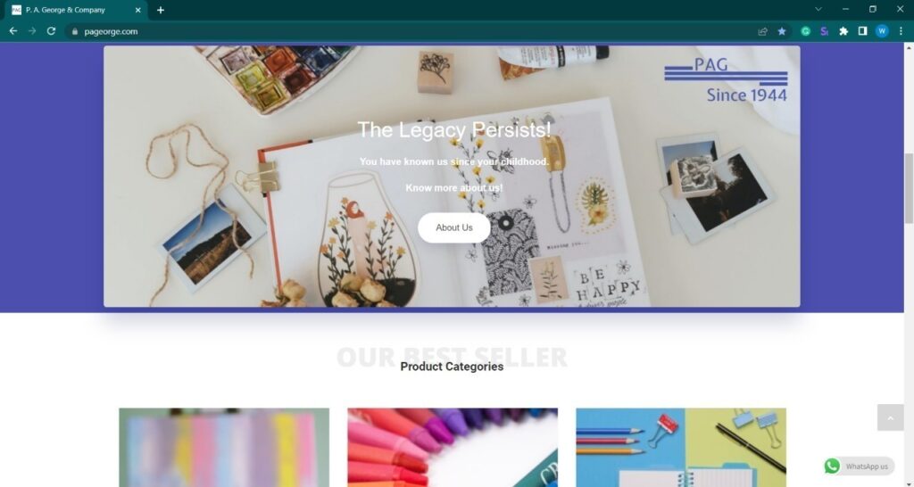 webfuse.in portfolio
