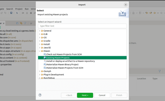 import codebase in eclipse for aem 6.5 local development environment setup
